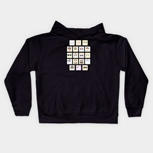 Cool Cats Club: Minimalist Cat Art Kids Hoodie